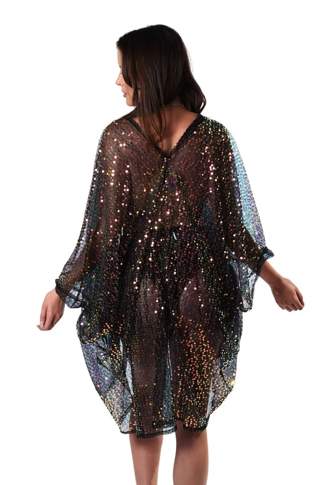 Sequin Kimono Disco Black THE LUMI SHOP Rings