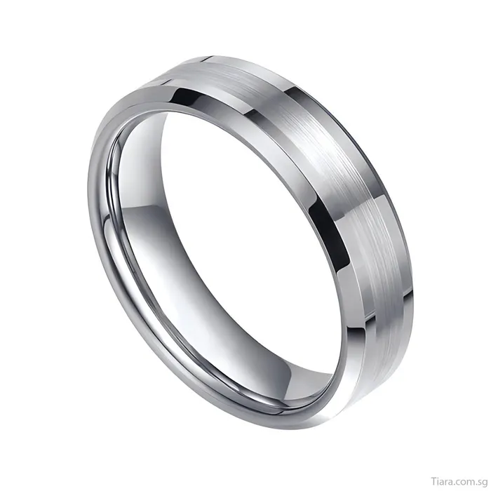 Serenity Tungsten Couple Rings Earrings
