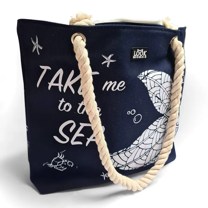 Skullistic Earrings Take Me To The Sea Mermaid Shoulder Beach Bag