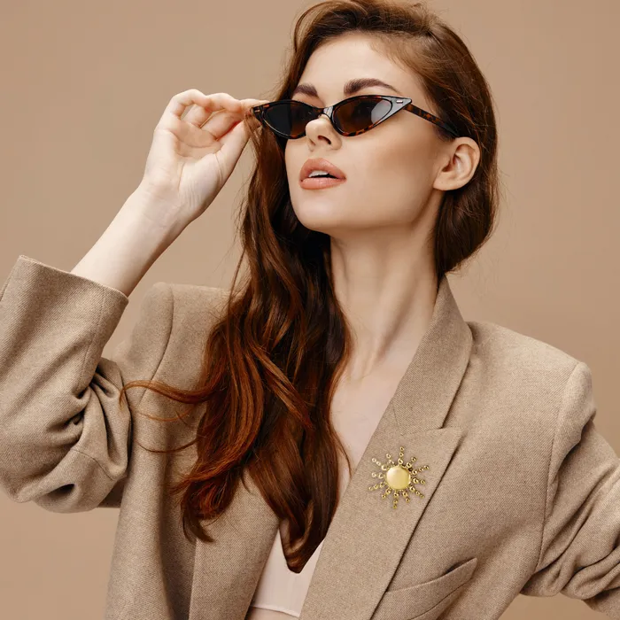 Suri Sun Brooch Ellie Vail Earrings
