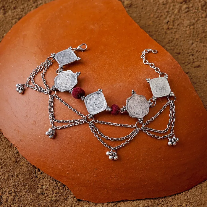 Teejh Bracelets Teejh Pahara Coin Bracelet