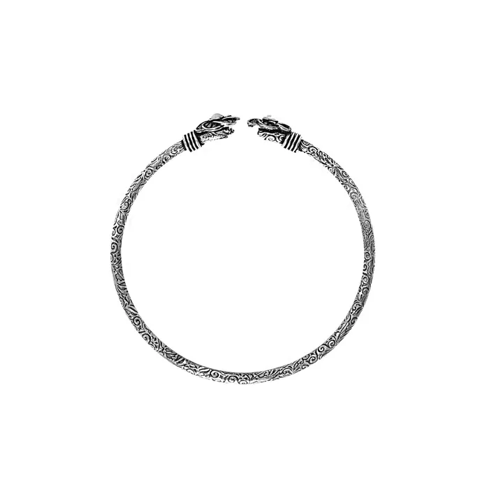 Teejh Bracelets Teejh Sarita Silver Oxidised Floral Bracelet Teejh Bracelets Teejh Sarita Silver Oxidised Floral Bracelet