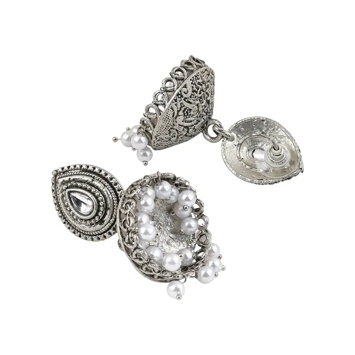 Teejh Earrings Teejh Ashriya Silver Oxidised Earring