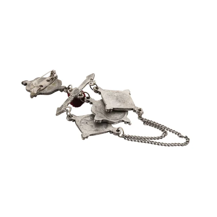 Teejh Earrings Teejh Varaha Coin Brooch