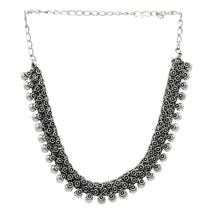 Teejh Madhuri Silver Oxidised Jewelry Gift Set Teejh Rings