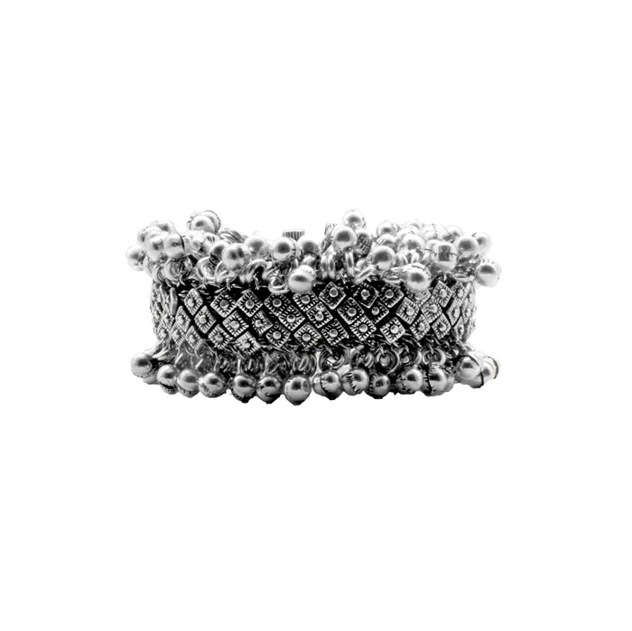 Teejh Madhuri Silver Oxidised Jewelry Gift Set Teejh Rings