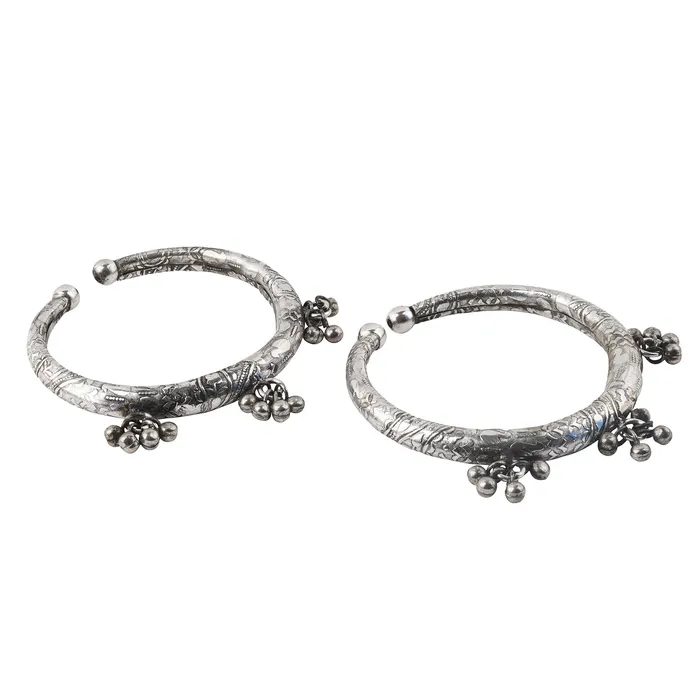 Teejh Rings Teejh Bhanvi Silver Oxidised Anklet