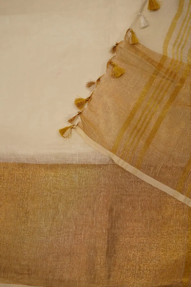 Teejh Rings Teejh Laboni White Gold Linen Saree