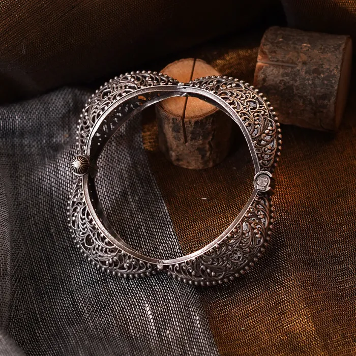 Teejh Teejh Yuvanya Antique Silver Polish Bracelet Bracelets