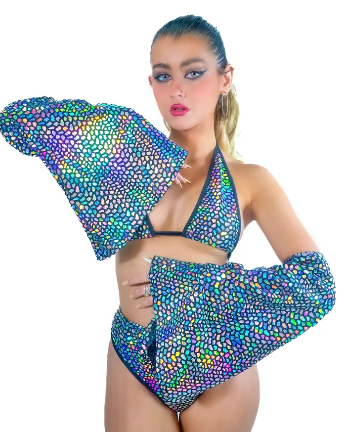 THE LUMI SHOP Earrings Holographic Fairy Aura Arm Sleeves