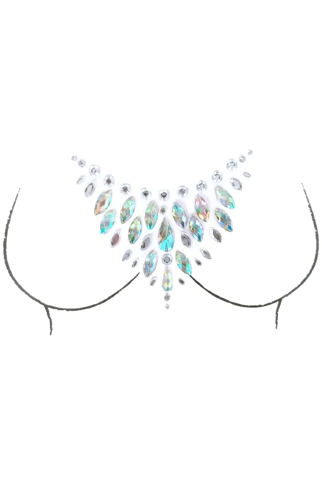 THE LUMi SHOP Necklaces Cosmic Secret Rhinestone Crystal Body Jewels Chest Jewels THE LUMi SHOP Necklaces Cosmic Secret Rhinestone Crystal Body Jewels Chest Jewels
