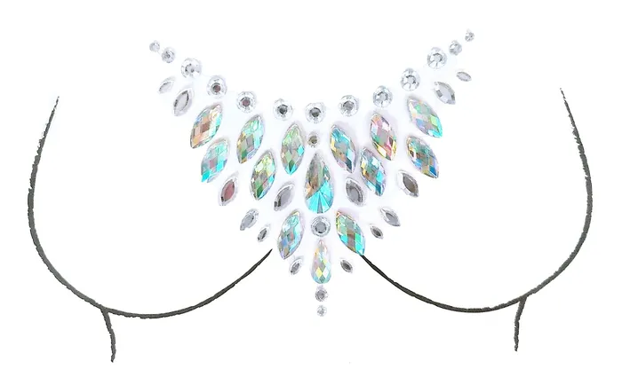THE LUMi SHOP Necklaces Cosmic Secret Rhinestone Crystal Body Jewels Chest Jewels