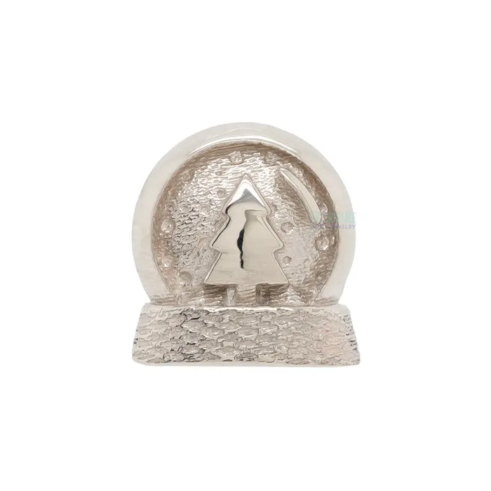 threadless Snow Globe End in Gold Mushroom Body Jewelry mushroom Earrings