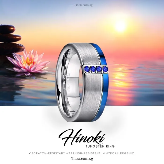Tungsten Earrings Hinokin
