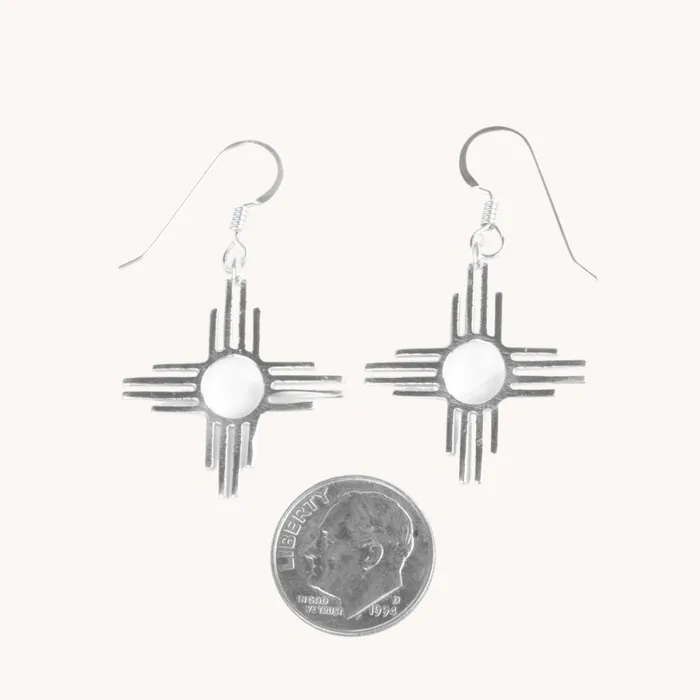 Turquoise Skies Rings Enchantment Silver Zia Jewelry Set