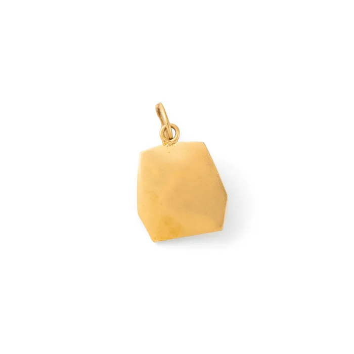 Vintage Earrings Pharaohs Head 14k Gold Charm