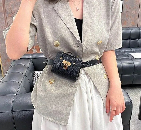 01 Earrings PB107 Beige Crocodile Print Wallet Fanny Pack 01 Earrings PB107 Beige Crocodile Print Wallet Fanny Pack