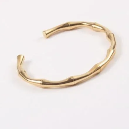 18K GoldFilled Bamboo Cuff Bracelet Jewelvers Bracelets 18K GoldFilled Bamboo Cuff Bracelet Jewelvers Bracelets