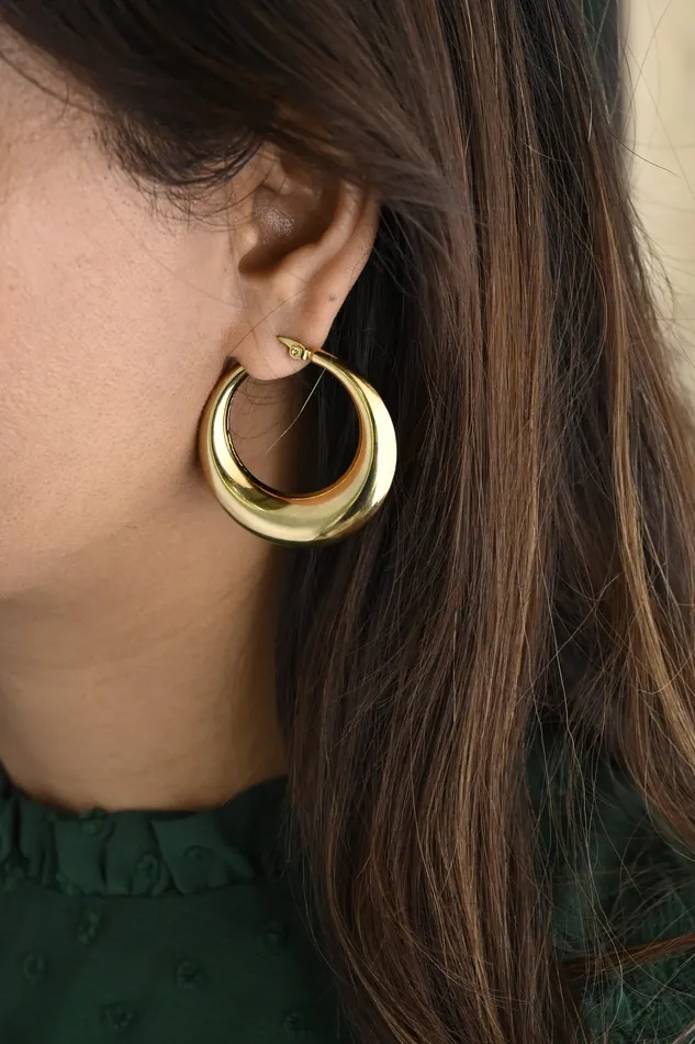 18K GoldFilled Thick Hollow Hoop Earrings Large 40mm 28mm Hoop Earrings Jewelvers Earrings 18K GoldFilled Thick Hollow Hoop Earrings Large 40mm 28mm Hoop Earrings Jewelvers Earrings
