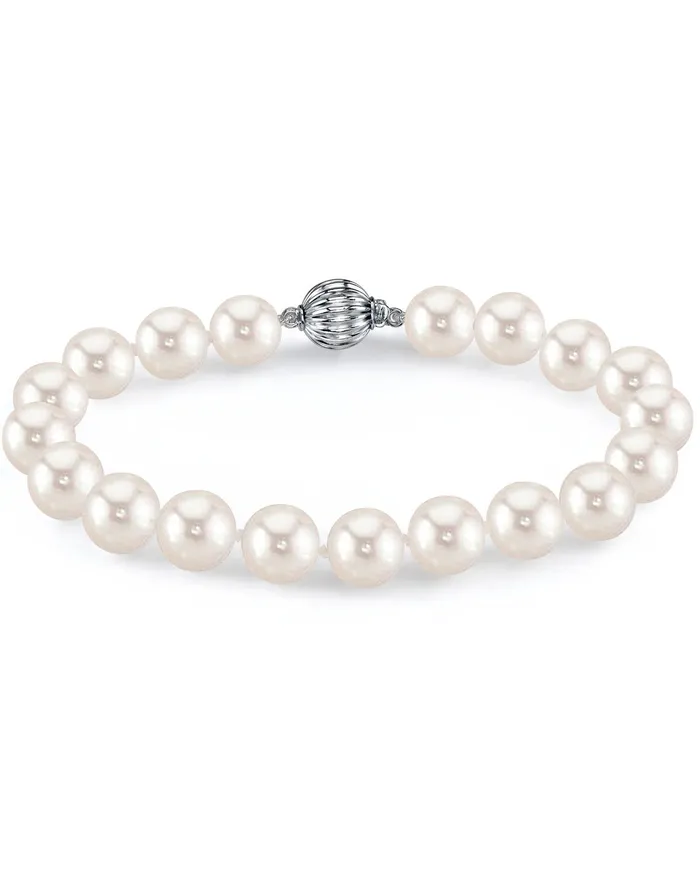 6570mm White Freshwater Pearl Bracelet AAAA Quality spt Bracelets