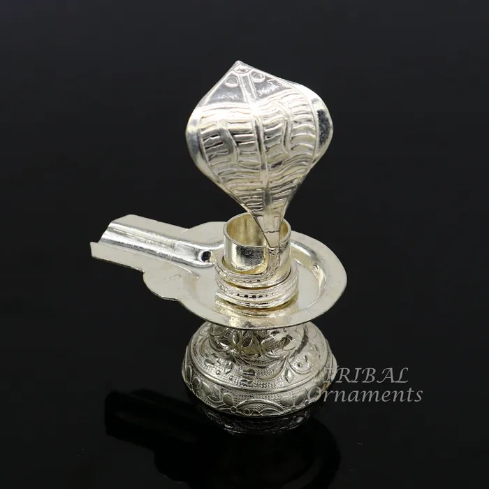 925 fine solid sterling silver lord shiva lingam standjalheri use for puthold shiva lingam in home temple awesome handmade article su866 TRIBAL ORNAMENTS Necklaces
