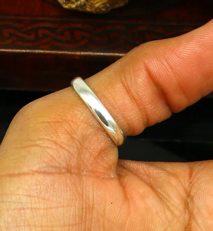 925 solid sterling silver plain D shape half round 35 mm ring band fabulous wedding anniversary gift for him her stylish jewelry sr289 TRIBAL ORNAMENTS Rings 925 solid sterling silver plain D shape half round 35 mm ring band fabulous wedding anniversary gift for him her stylish jewelry sr289 TRIBAL ORNAMENTS Rings