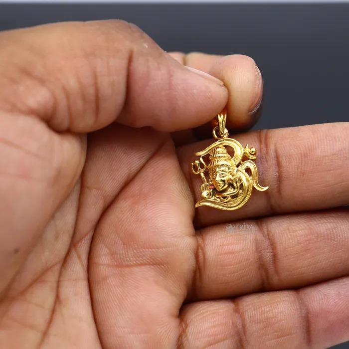 925 sterling silver customize vintage antique style Idol Lord Shiva Pendant amazing design stunning pendant unisex gifting jewelry nsp598 TRIBAL ORNAMENTS Necklaces