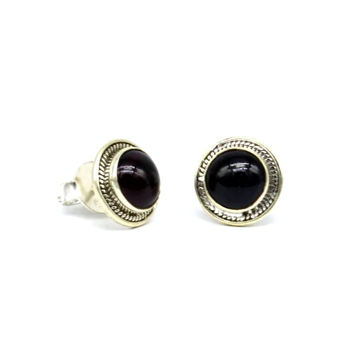 925 sterling silver fabulous garnet stone stud earrings best unisex jewelry fancy earrings daily use jewelry collection s1268 TRIBAL ORNAMENTS Earrings 925 sterling silver fabulous garnet stone stud earrings best unisex jewelry fancy earrings daily use jewelry collection s1268 TRIBAL ORNAMENTS Earrings
