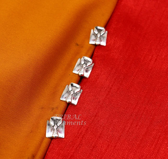 925 Sterling silver handmade amazing shirt with tie design buttons for mens kurta best gifting accessories btn11 TRIBAL ORNAMENTS Necklaces