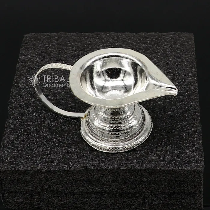 925 sterling silver handmade kappor dani silver temple utensils silver diya deepak silver single joth kapoor Aarti lamp art su1175 TRIBAL ORNAMENTS Rings 925 sterling silver handmade kappor dani silver temple utensils silver diya deepak silver single joth kapoor Aarti lamp art su1175 TRIBAL ORNAMENTS Rings
