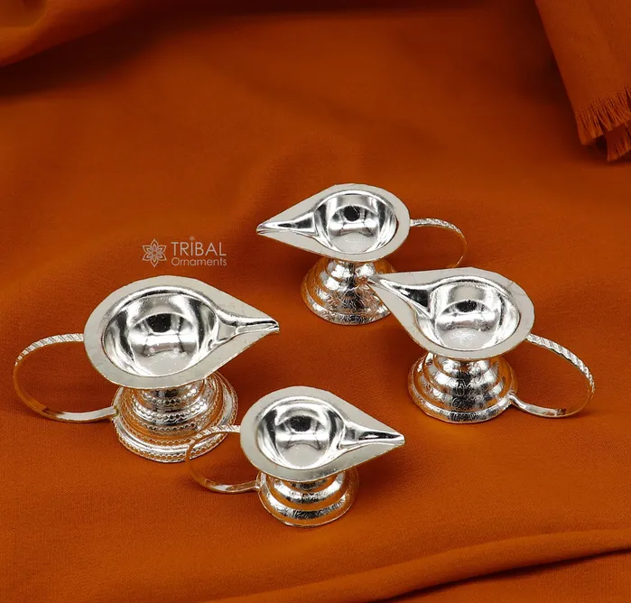 925 sterling silver handmade kappor dani silver temple utensils silver diya deepak silver single joth kapoor Aarti lamp art su1175 TRIBAL ORNAMENTS Rings 925 sterling silver handmade kappor dani silver temple utensils silver diya deepak silver single joth kapoor Aarti lamp art su1175 TRIBAL ORNAMENTS Rings