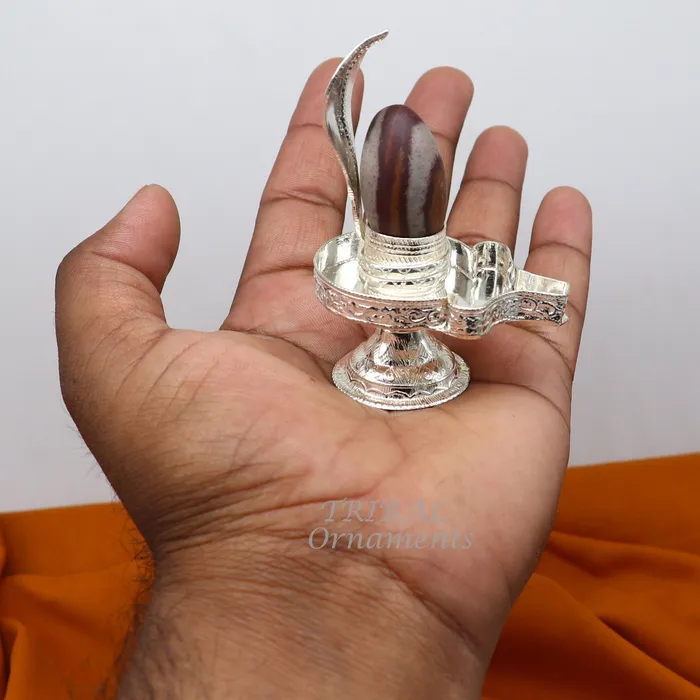 925 Sterling silver Lord Shiva Lingam stand Jalheri use for puthold Shiva Lingam handmade puja article su966 TRIBALORNAMENT Necklaces 925 Sterling silver Lord Shiva Lingam stand Jalheri use for puthold Shiva Lingam handmade puja article su966 TRIBALORNAMENT Necklaces