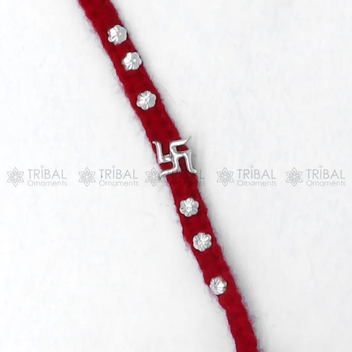 925 sterling silver Swashtik design pendant Rakshabandhan festival rk382 TRIBAL ORNAMENTS Necklaces 925 sterling silver Swashtik design pendant Rakshabandhan festival rk382 TRIBAL ORNAMENTS Necklaces