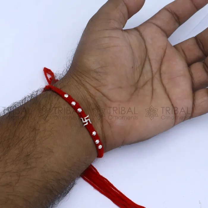 925 sterling silver Swashtik design pendant Rakshabandhan festival rk382 TRIBAL ORNAMENTS Necklaces 925 sterling silver Swashtik design pendant Rakshabandhan festival rk382 TRIBAL ORNAMENTS Necklaces