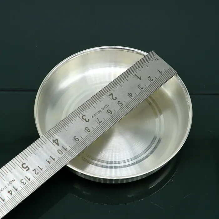 999 sterling silver handmade silver plate tray with spoon silver baby utensil set silver baby food tray silver utensils india sv152 TRIBAL ORNAMENTS Rings
