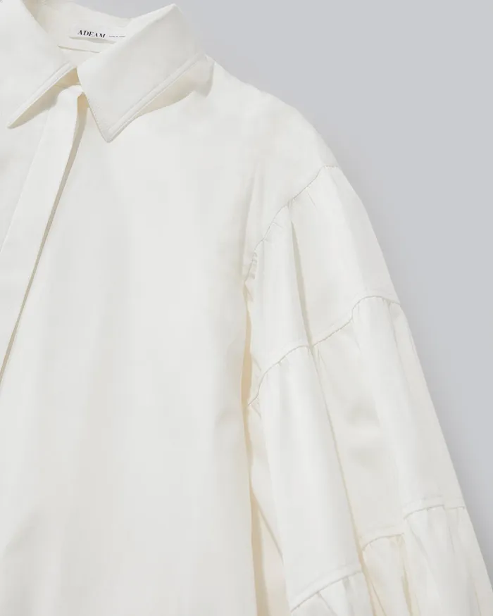 ADEAM Rings White Lantern Shirt ADEAM Rings White Lantern Shirt