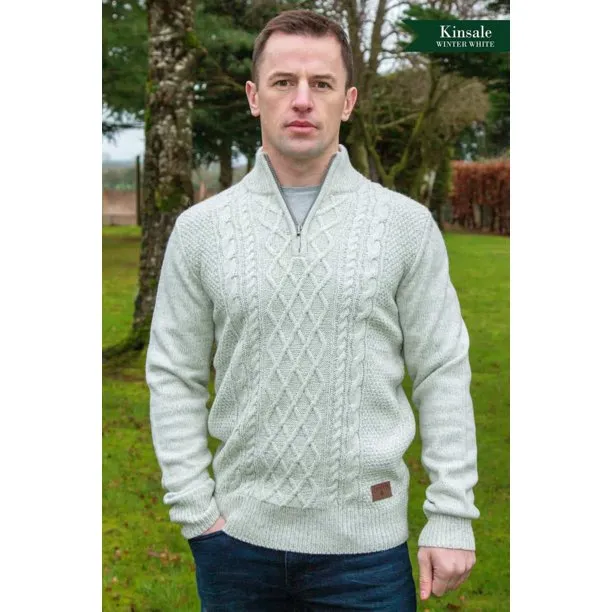 Agency International Rings Emerald Isle Kinsale Winter White Knit Sweater