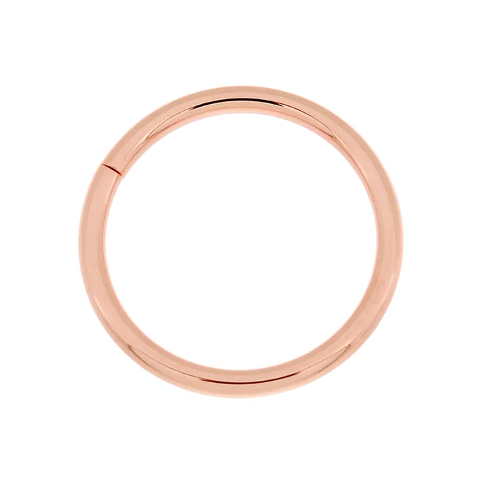 Aiyu Jewelry Rings Rose Gold Plain Seam Ring