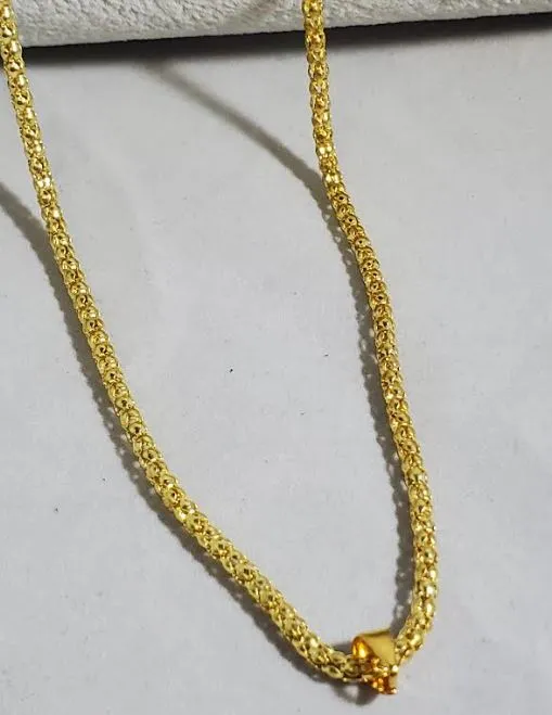 alice AZ1508 Gold 23 Chain Necklace with Clasp Necklaces