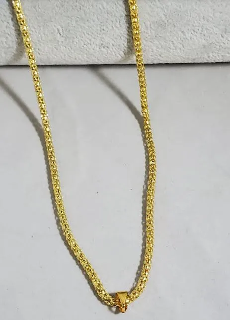 alice AZ1508 Gold 23 Chain Necklace with Clasp Necklaces