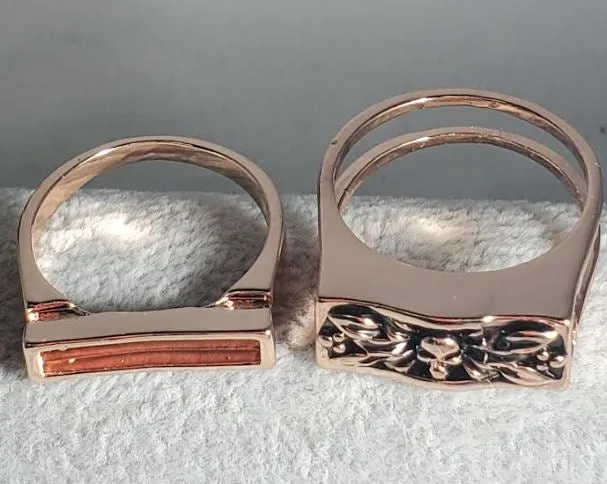 alice Rings R120 Silver Gold Secret Compartment Ring