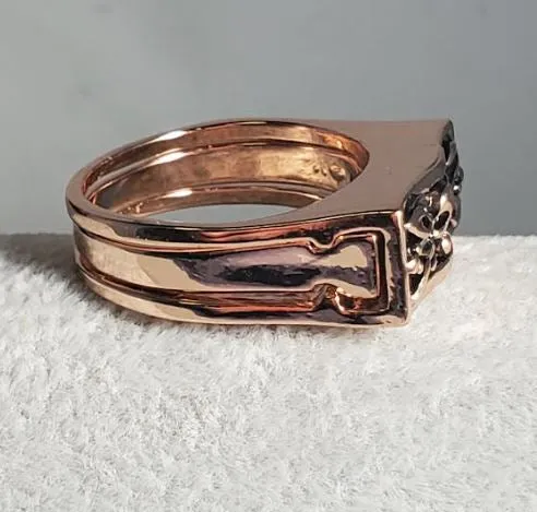 alice Rings R120 Silver Gold Secret Compartment Ring