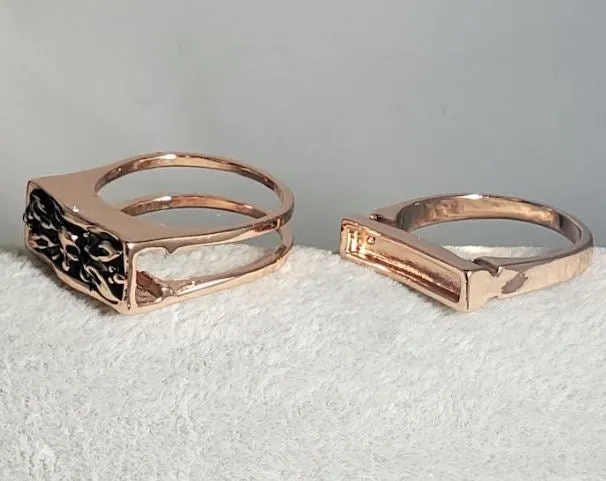 alice Rings R120 Silver Gold Secret Compartment Ring