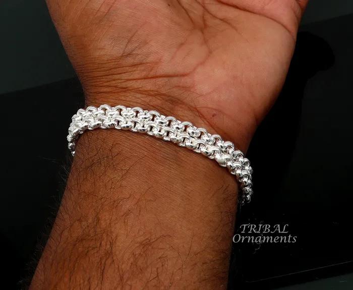 All sizes 925 Sterling silver handmade fabulous cable link rolo chain unisex necklace or anklet or belly chain jewelry from india ch199 TRIBAL ORNAMENTS Necklaces All sizes 925 Sterling silver handmade fabulous cable link rolo chain unisex necklace or anklet or belly chain jewelry from india ch199 TRIBAL ORNAMENTS Necklaces