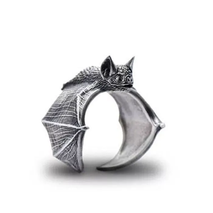 AZ1505 Adjustable Bat Ring 01 Rings