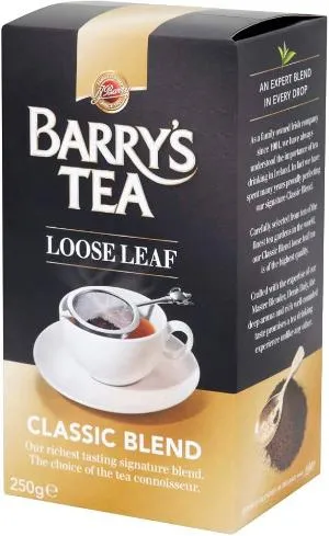 Barrys Tea Earrings Barrys Classic Blend Loose Tea 250g