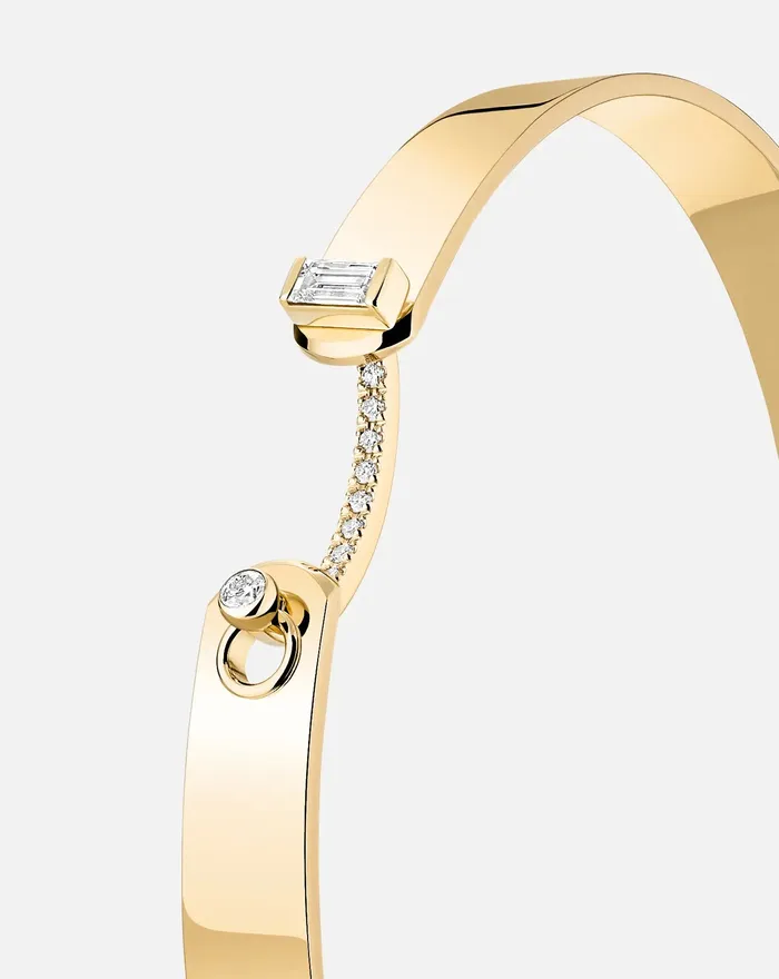 Bracelets Dinner Date GM Mood Bangle in Yellow Gold Mood
