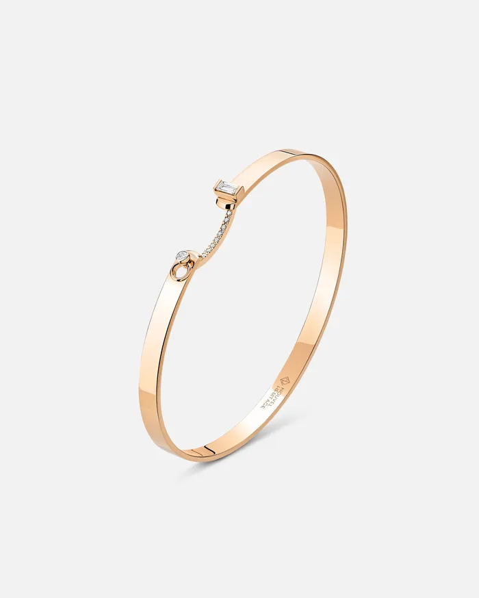 Bracelets Dinner Date Mood Bangle in Rose Gold Mood