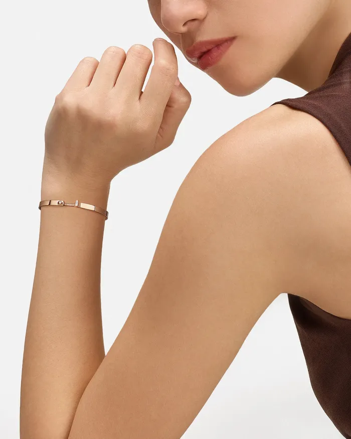 Bracelets Dinner Date Mood Bangle in Rose Gold Mood