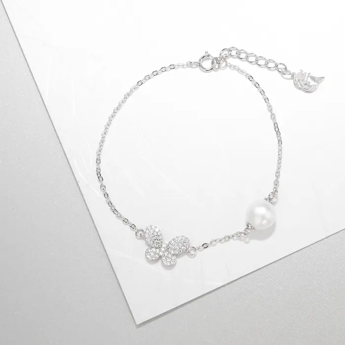Bracelets Pearly Lustre Elegant Freshwater Pearl Bracelet WB00007 GARDENS